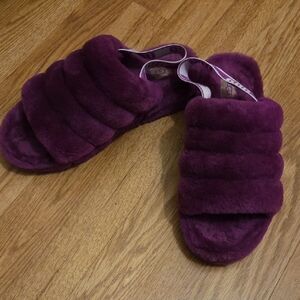 UGG Plush Purple Women's Slippers